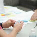 Idéworkshop med lappövning